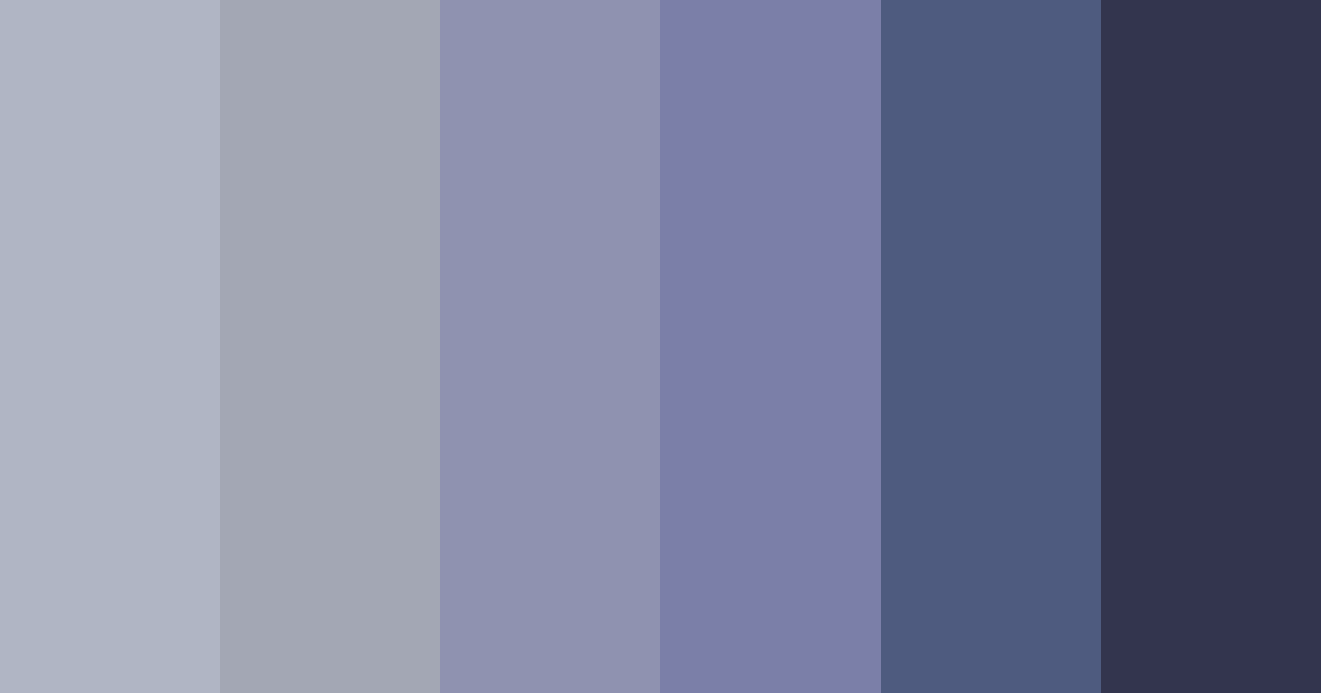 Download dark blue color palette PNG image (landscape)