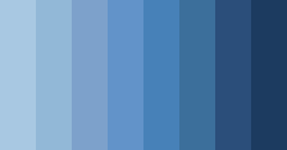 Download shades of gray blue color palette PNG image (landscape)