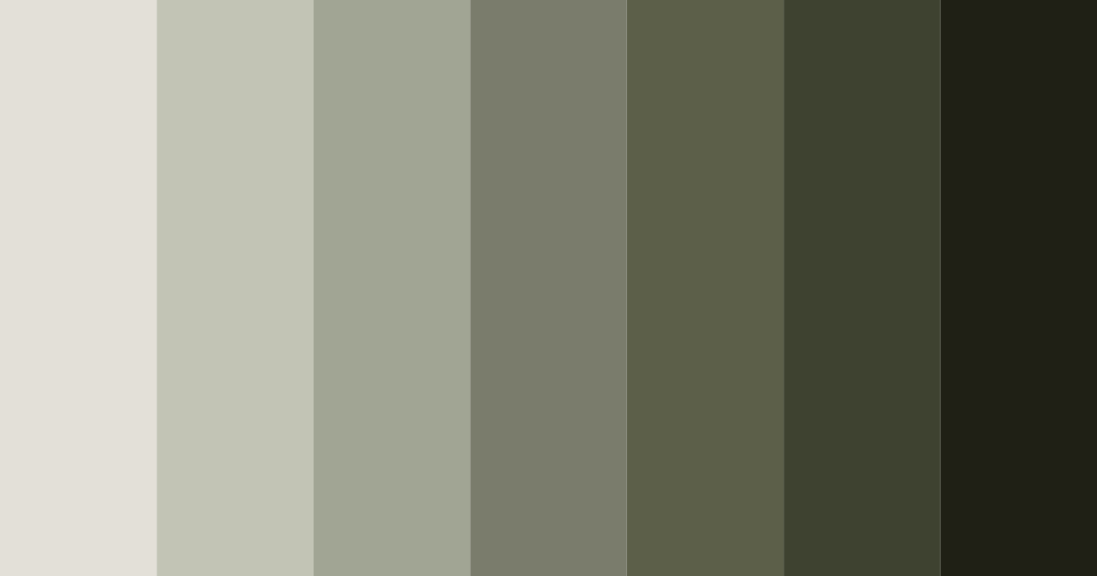 Download deep green color palette PNG image (landscape)