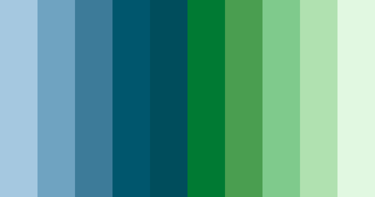 Download deep blue eco color palette PNG image (landscape)