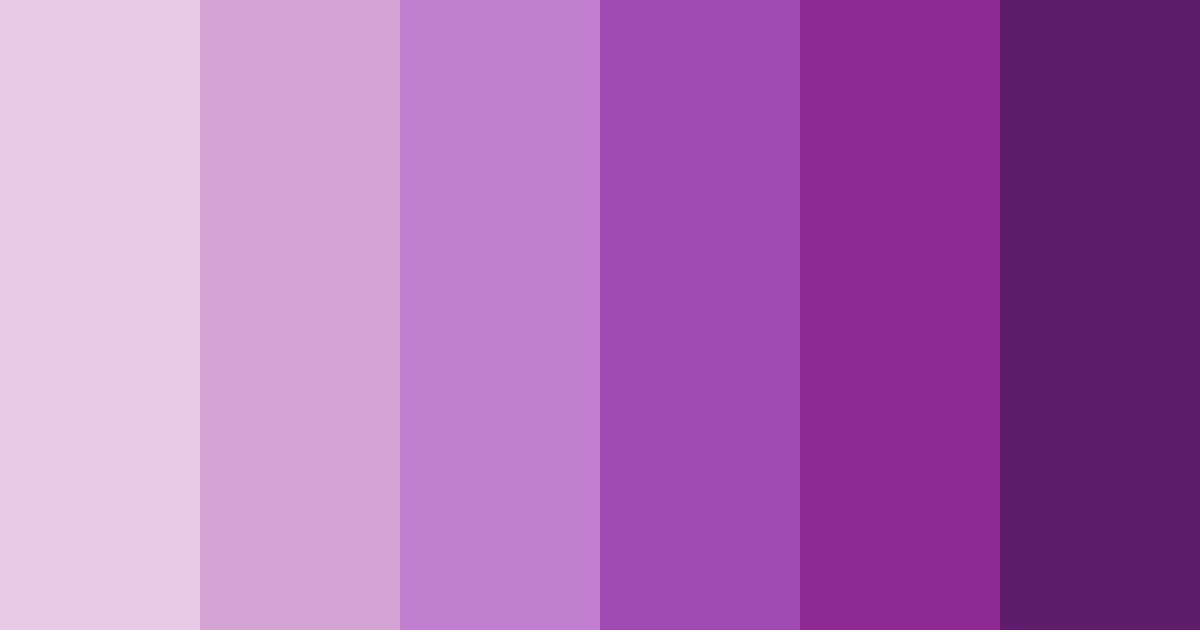 Download purple blossom color palette PNG image (landscape)