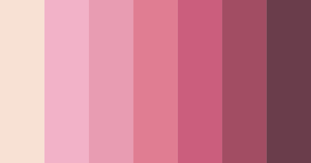 Download pink cake color palette PNG image (landscape)