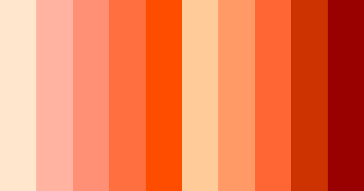 Download sunset serenade color palette PNG image (landscape)