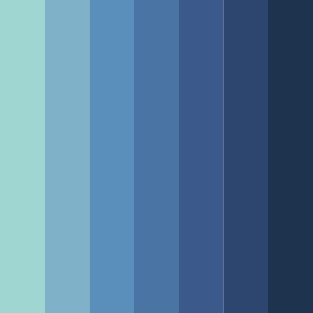 Download blue green purple color palette PNG image (square)