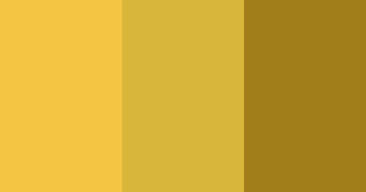 Download golden harmony color palette PNG image (landscape)