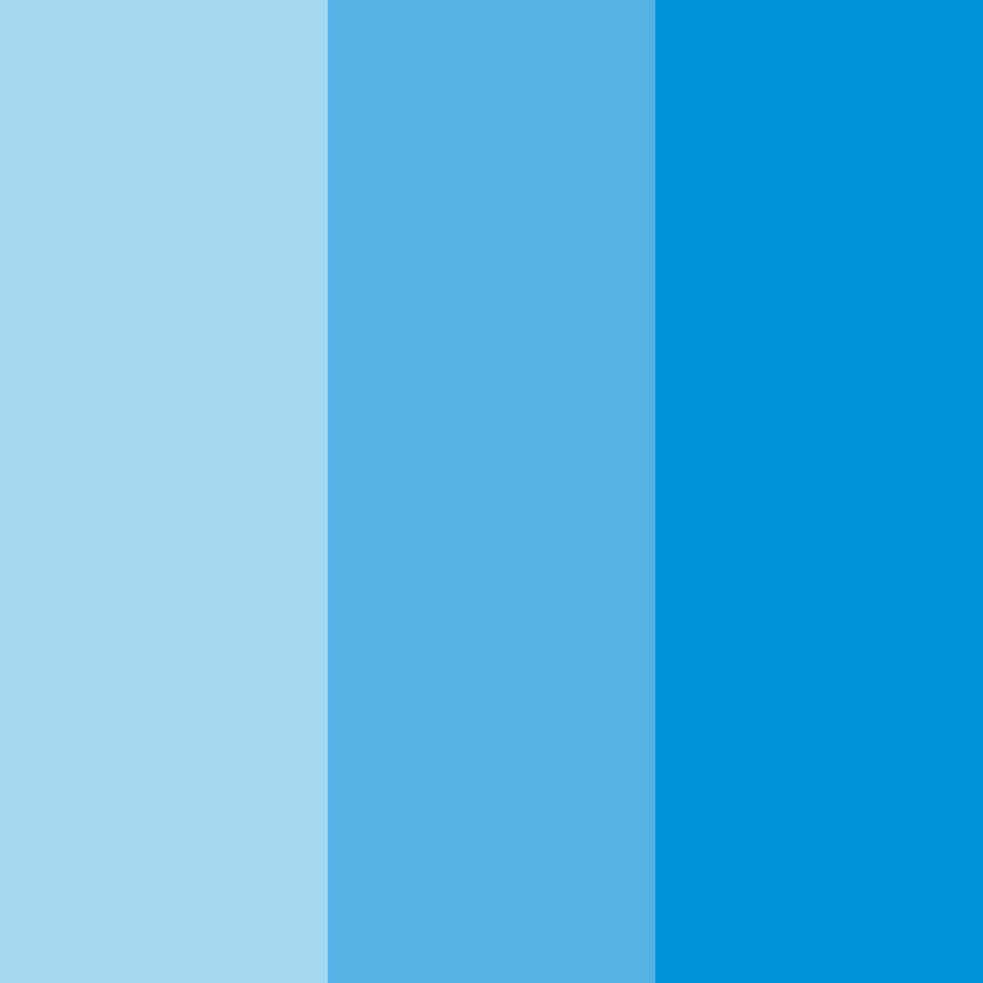 Download bright blue color palette PNG image (square)