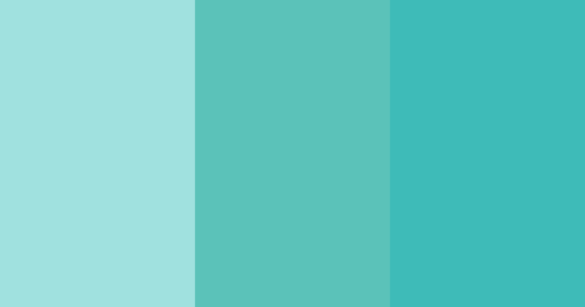 Download teal ocean color palette PNG image (landscape)