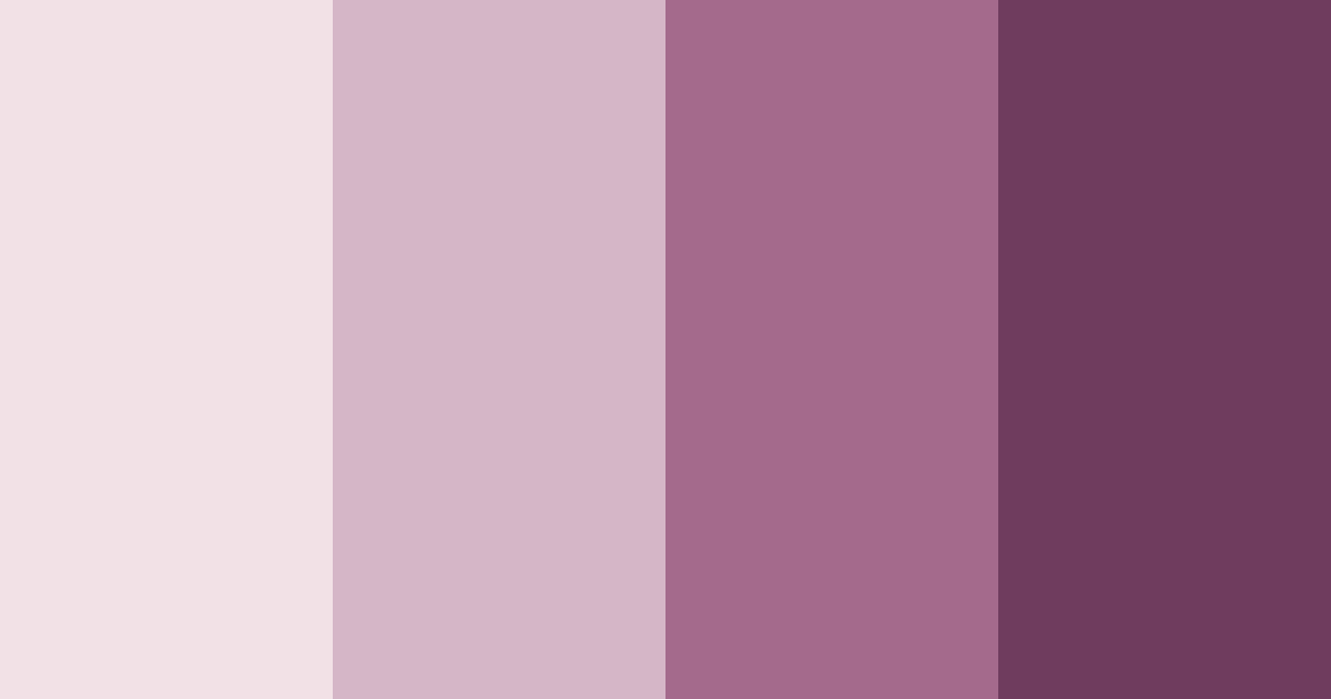 Download chic pink color palette PNG image (landscape)