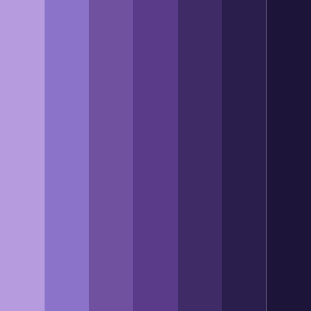 Download purple shades color palette PNG image (square)