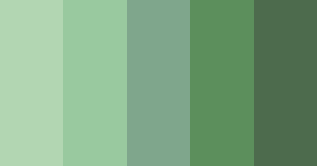 Download verdant symphony color palette PNG image (landscape)