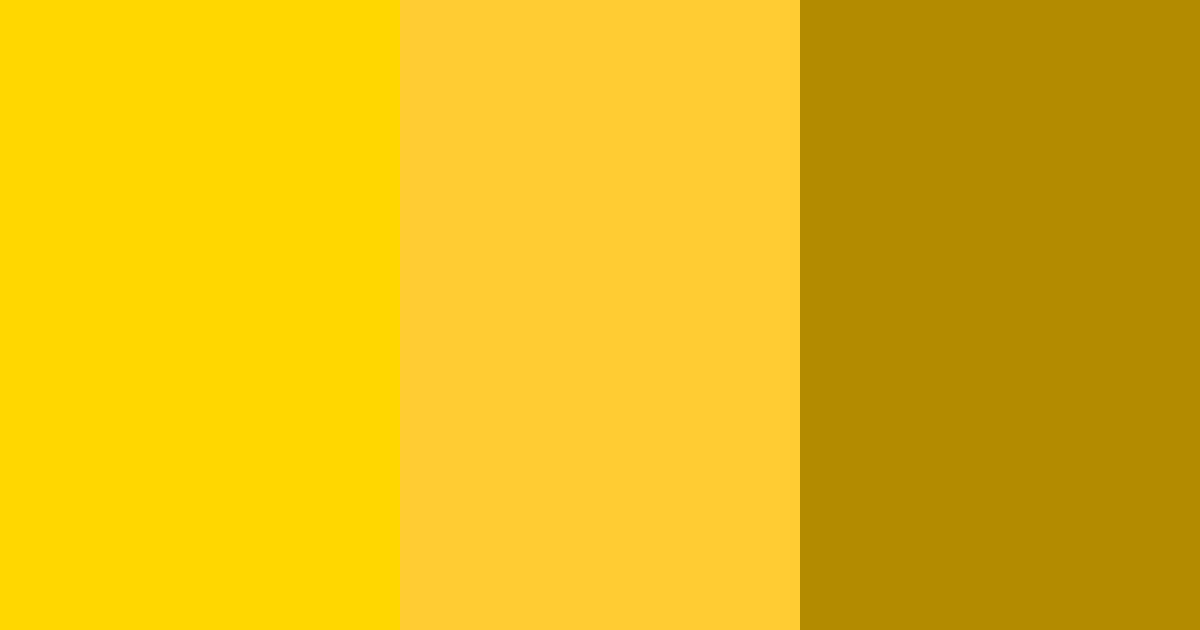 Download bright gold color palette PNG image (landscape)