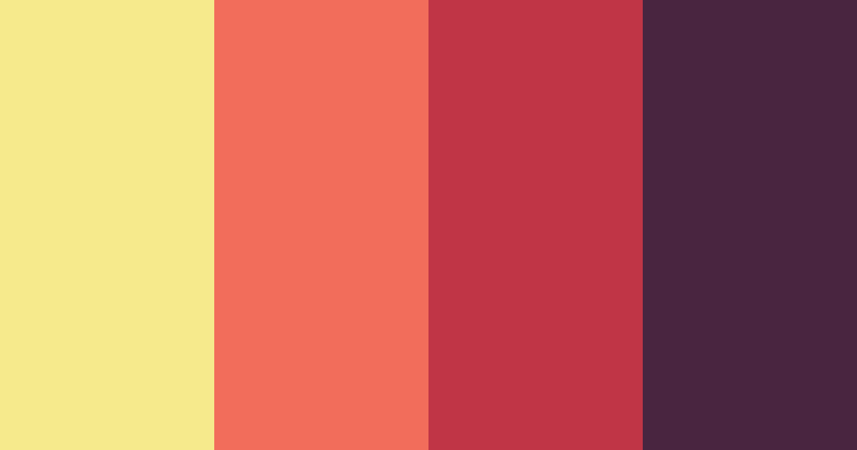 Download autumn sunset color palette PNG image (landscape)