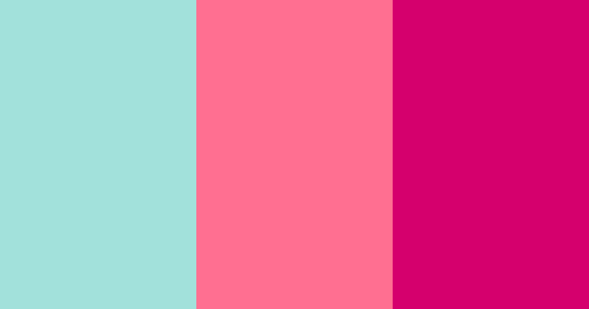 Download tropical bliss color palette PNG image (landscape)