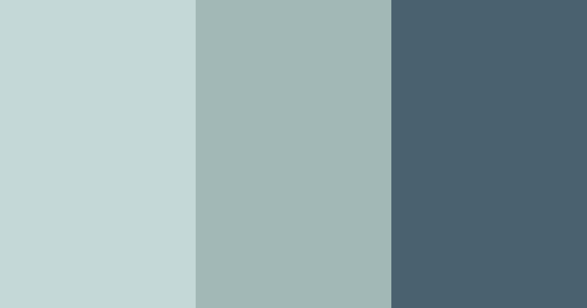 Ocean Mist Serenity Color Palette - ColorDrop