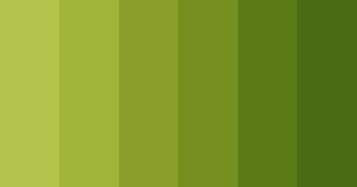 Download lush meadow harmony color palette PNG image (landscape)