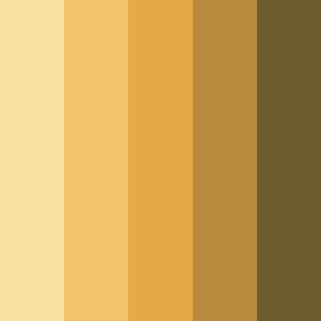 Download harvest golds color palette PNG image (square)