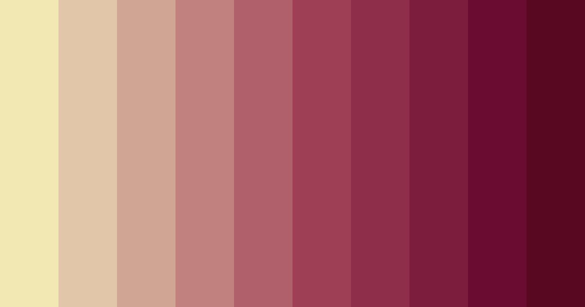 Download crimson sunset dreams color palette PNG image (landscape)