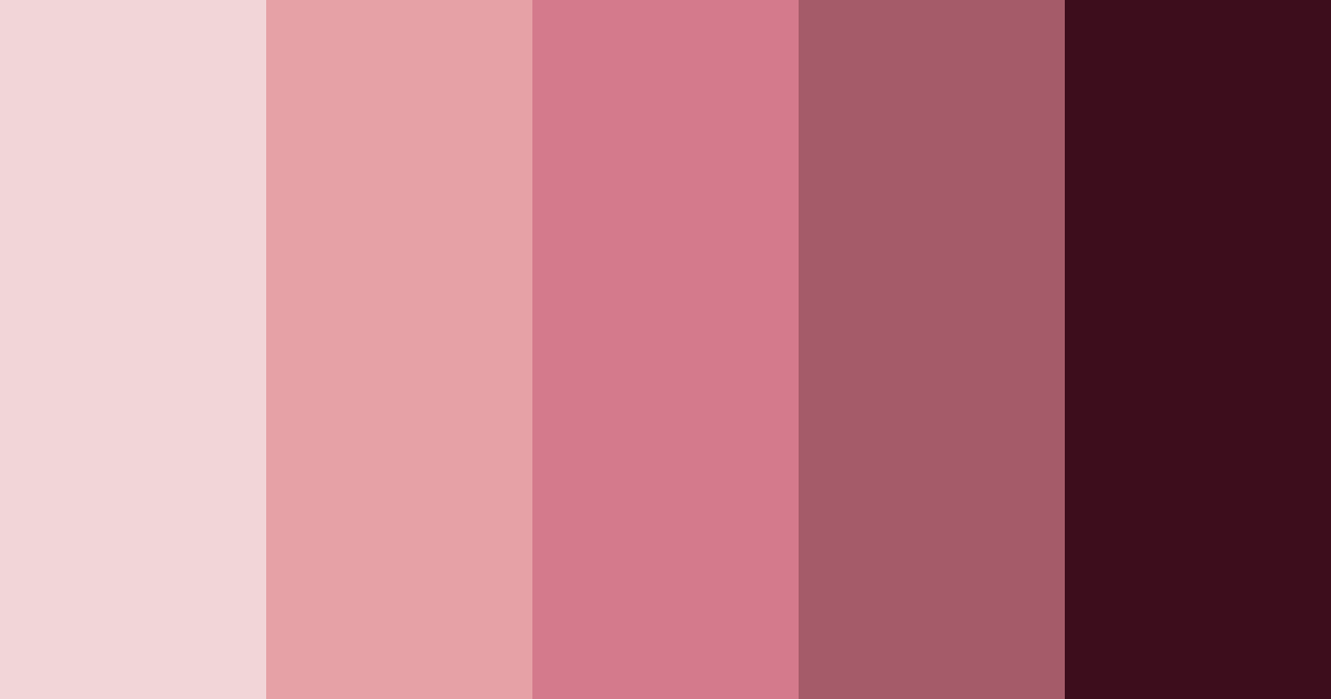 Download crimson rosewood color palette PNG image (landscape)