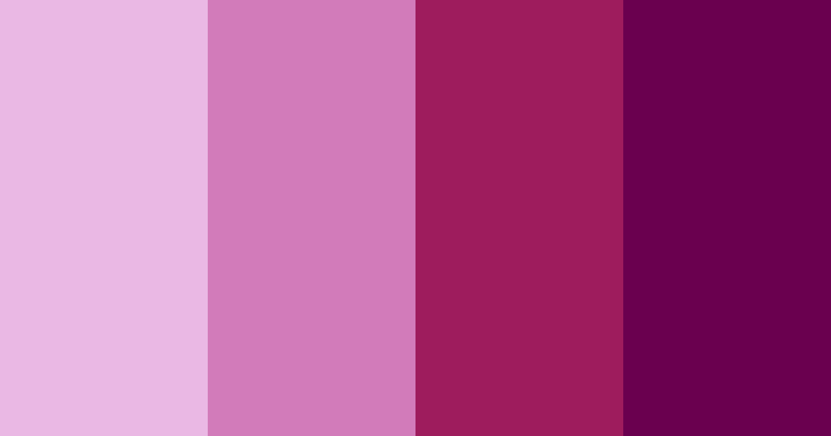 Download shades of roxo color palette PNG image (landscape)