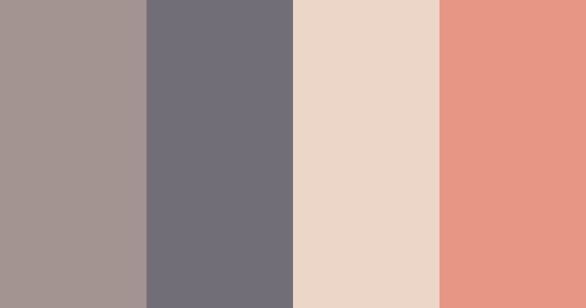 Download dusty rose color palette PNG image (landscape)