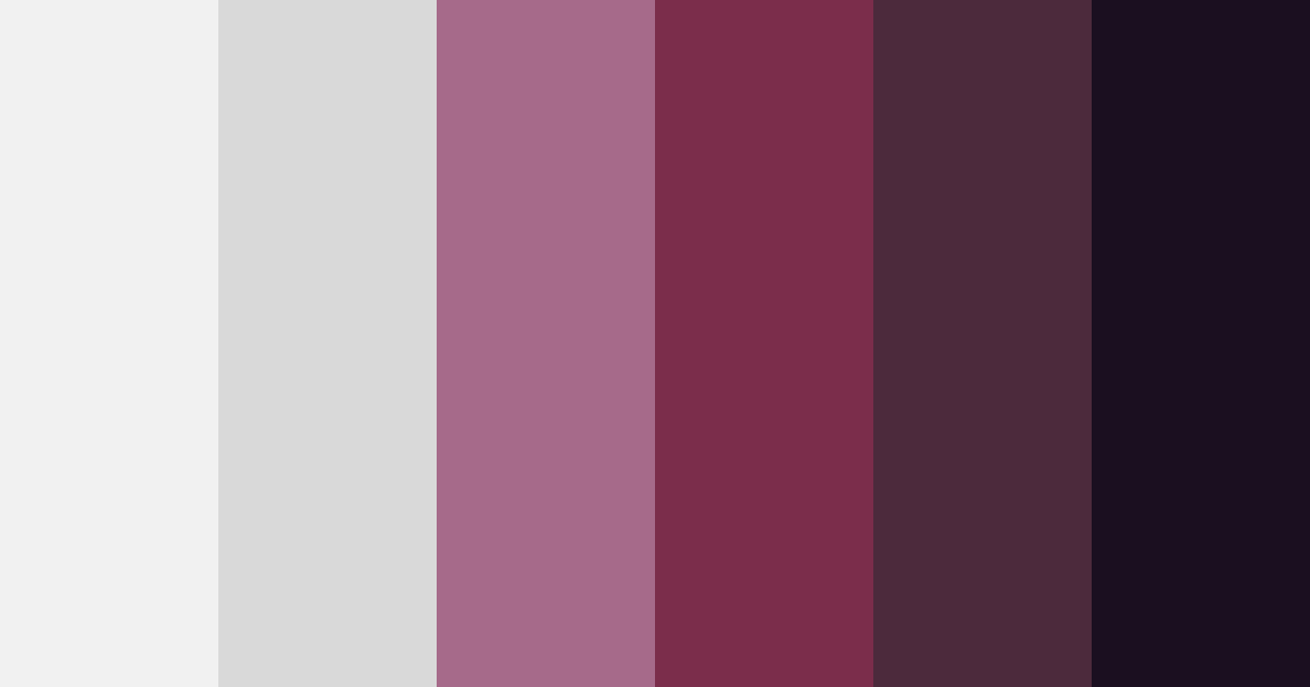 Download purple elegance color palette PNG image (landscape)