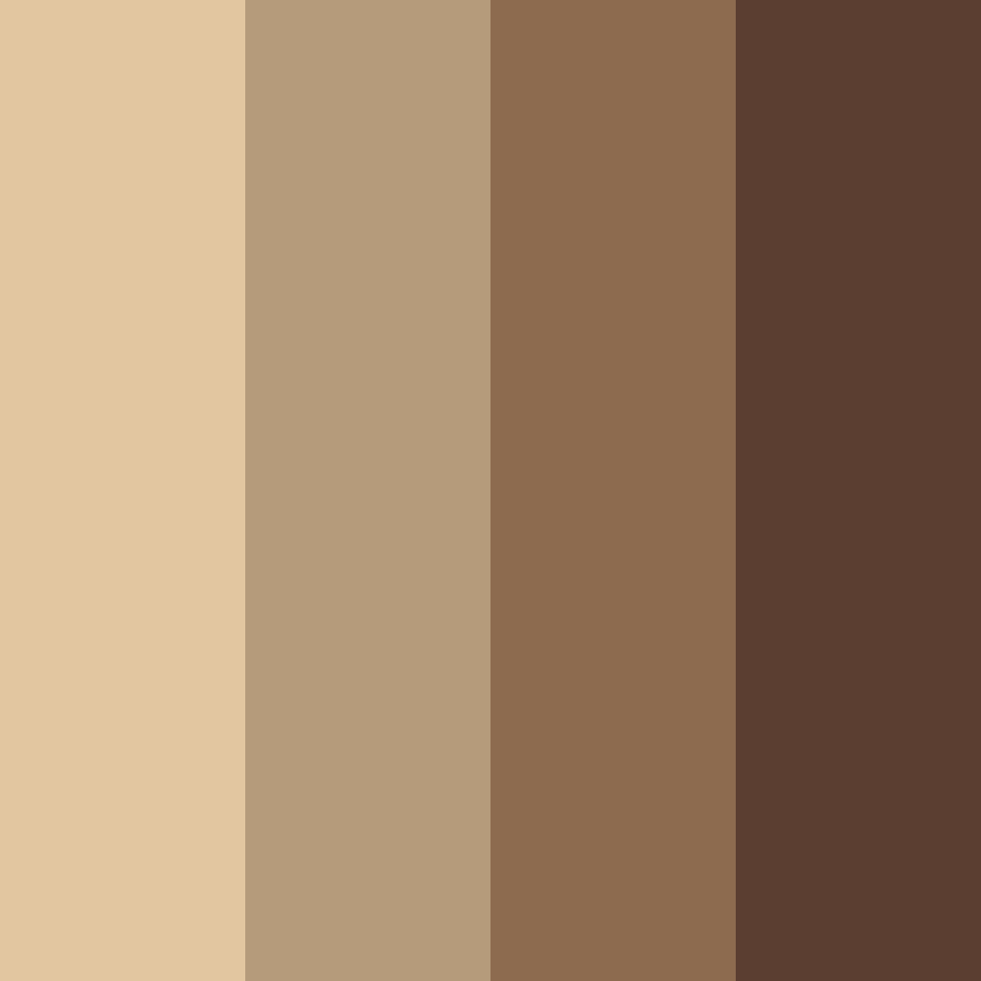 Download calico caramel dreamscape color palette PNG image (square)