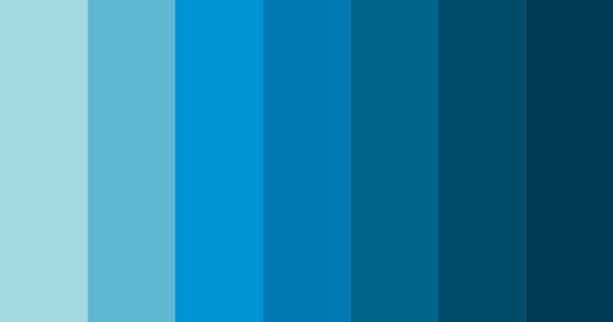 Download oceanic serenity color palette PNG image (landscape)