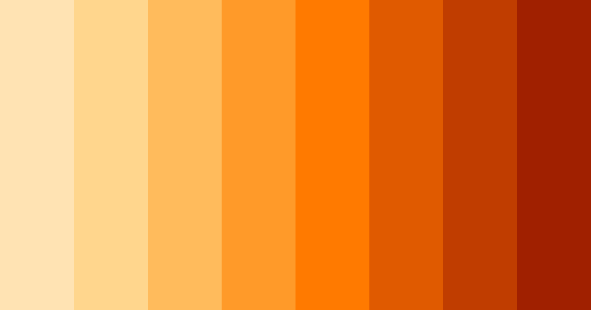 Download sunset ember color palette PNG image (landscape)