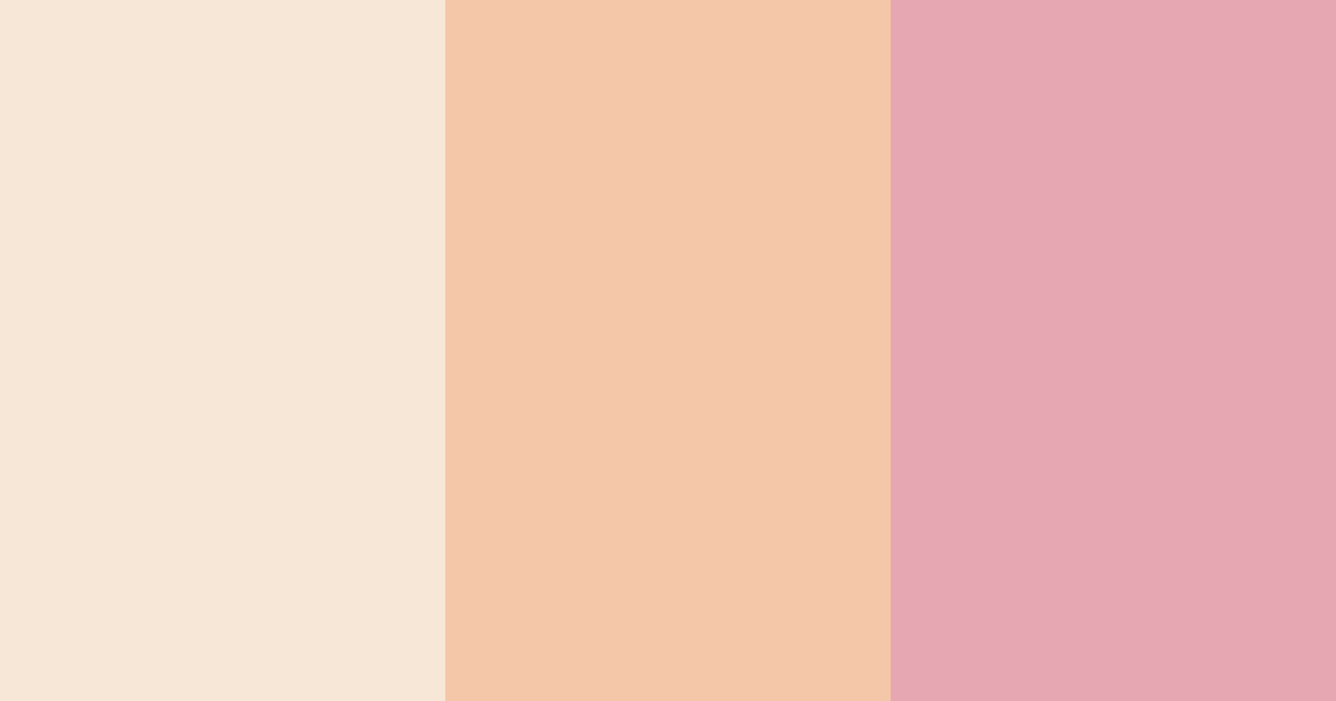 Download chic blossom color palette PNG image (landscape)