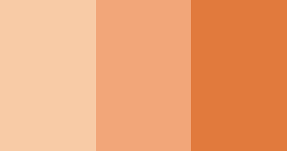 Download warm orange color palette PNG image (landscape)