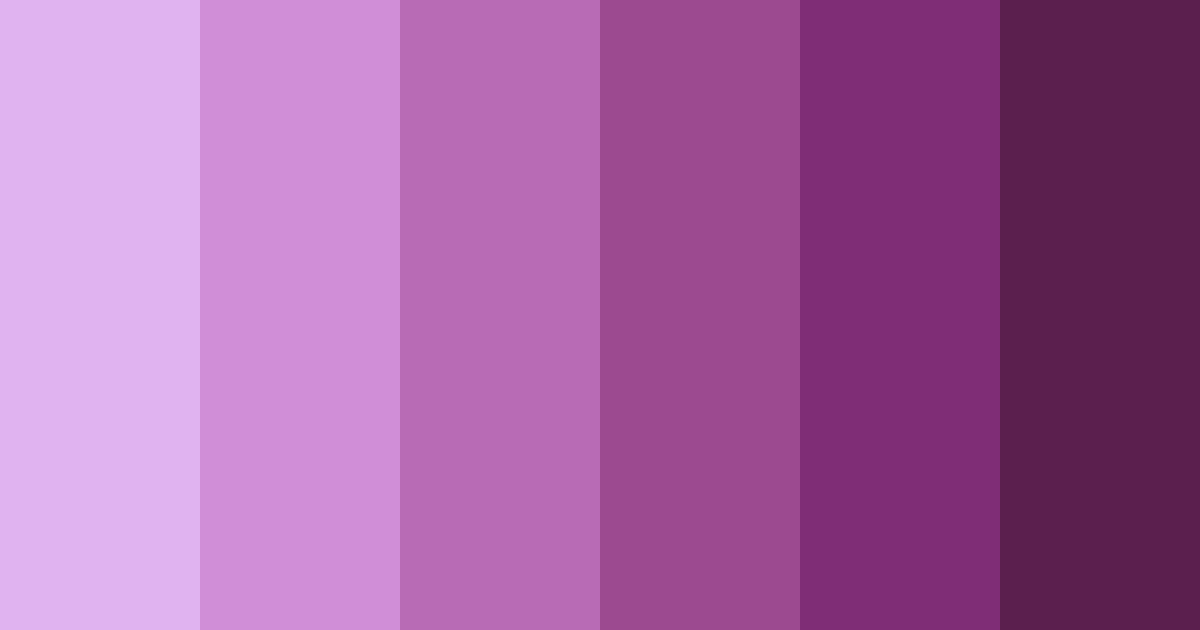 Download violet dream color palette PNG image (landscape)