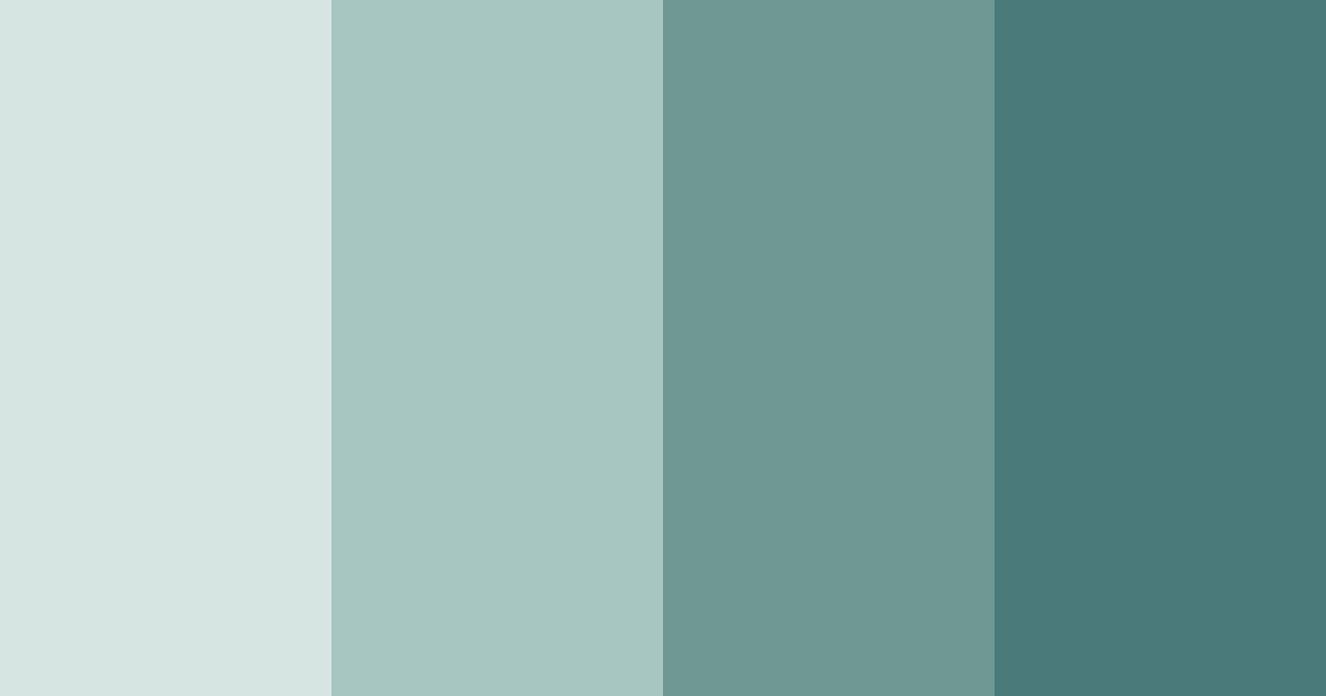 Download whispering mint color palette PNG image (landscape)