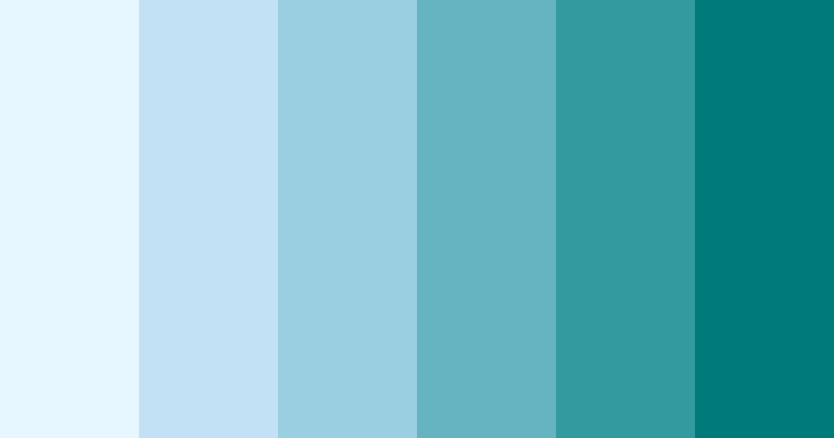 Download oceanic serenade color palette PNG image (landscape)