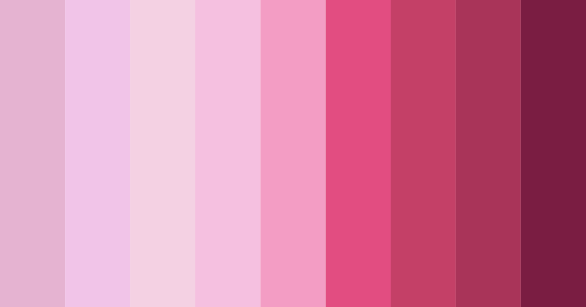 Download glamorous serenade color palette PNG image (landscape)