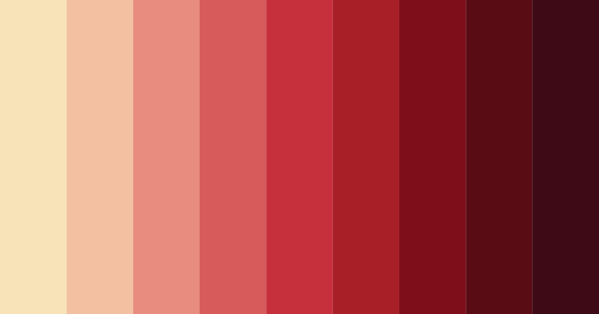 Download crimson harvest color palette PNG image (landscape)