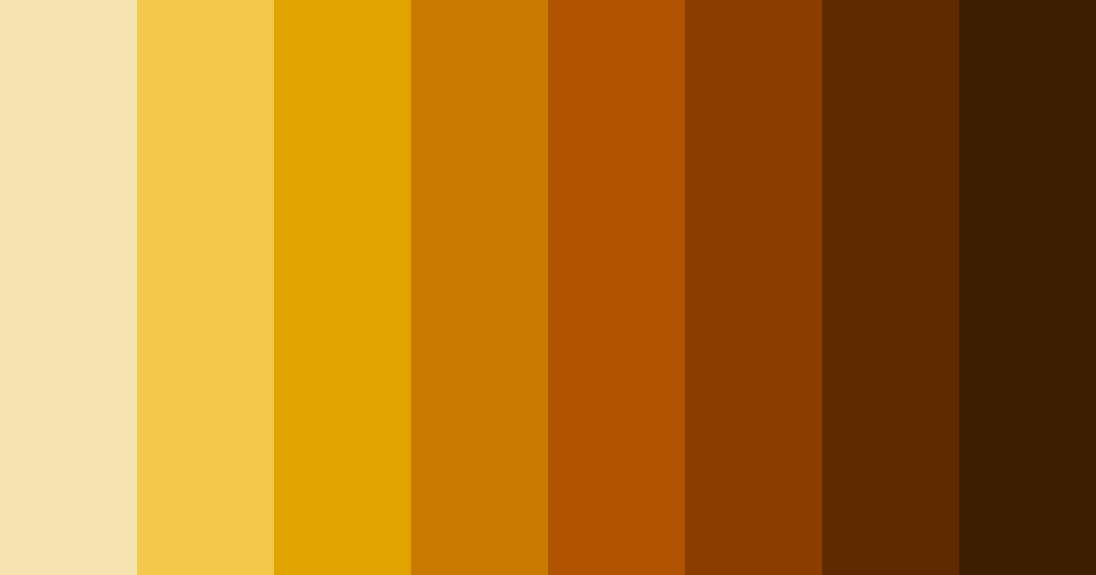 Download golden ember glow color palette PNG image (landscape)