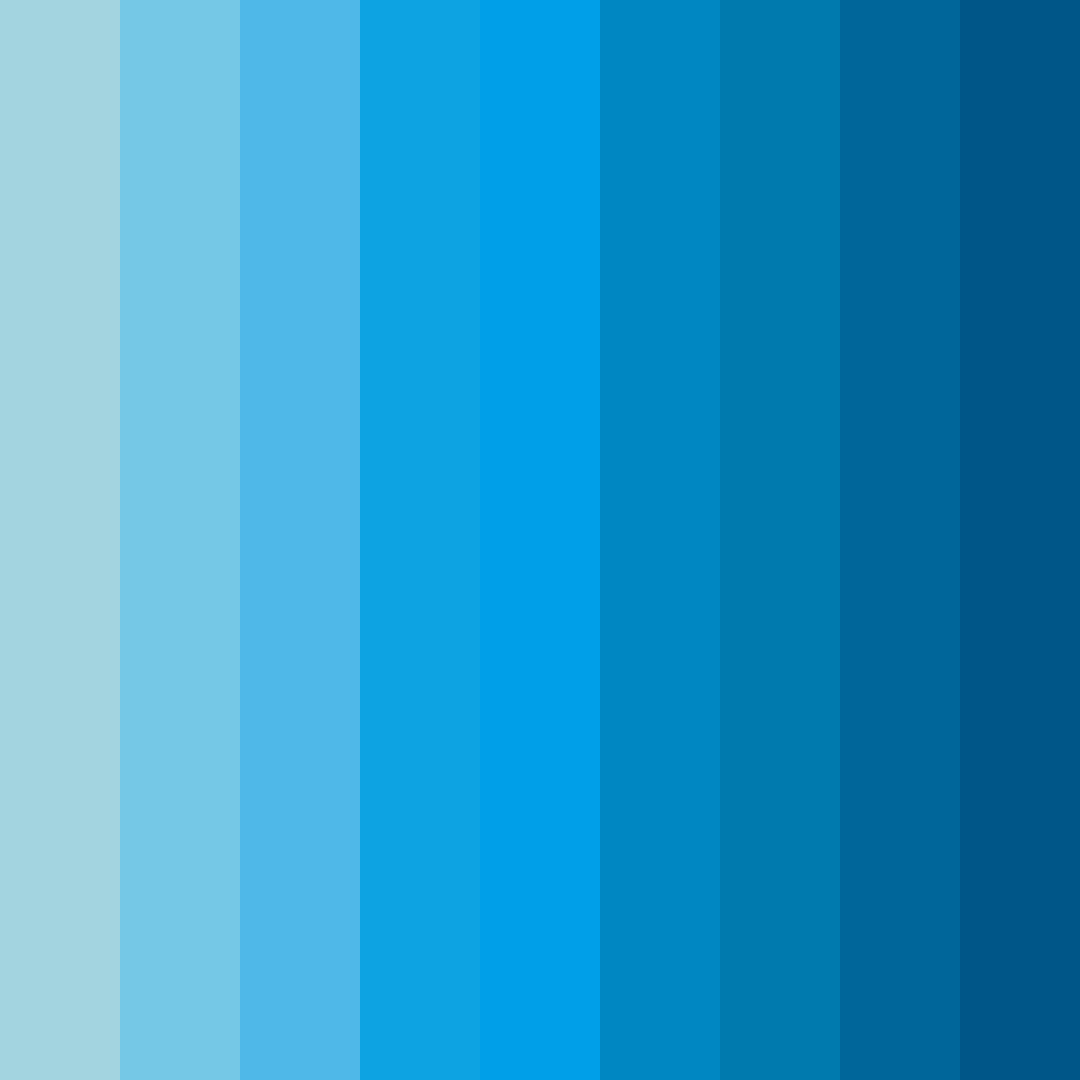 Download oceanic serenity color palette PNG image (square)