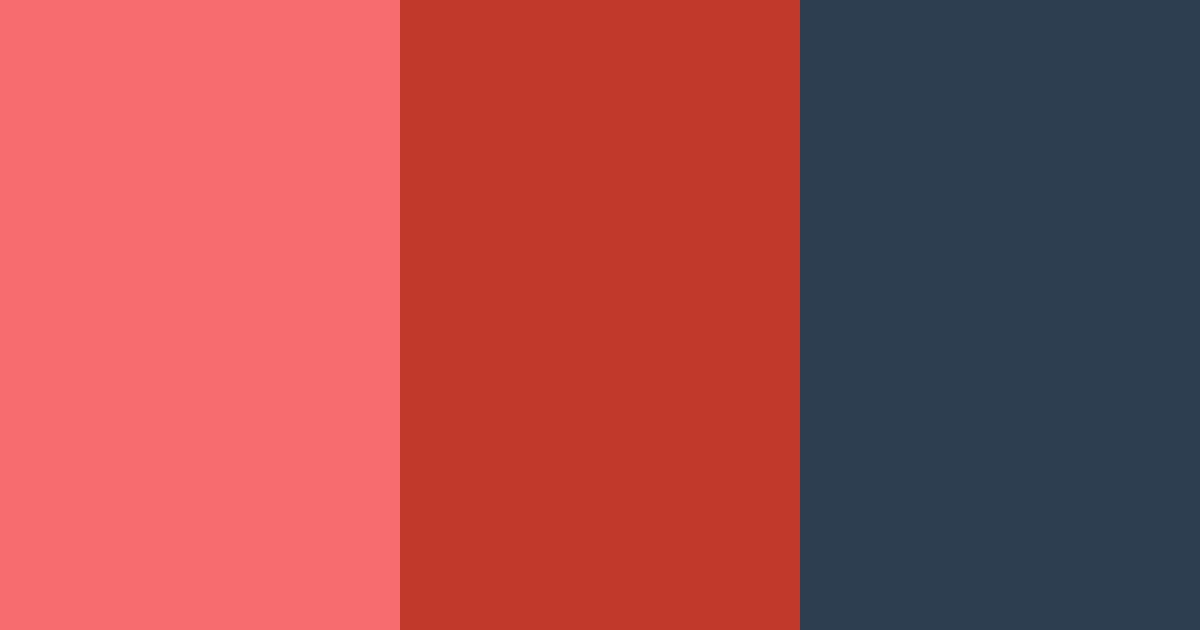 Download cinnabar red & dark black color palette PNG image (landscape)