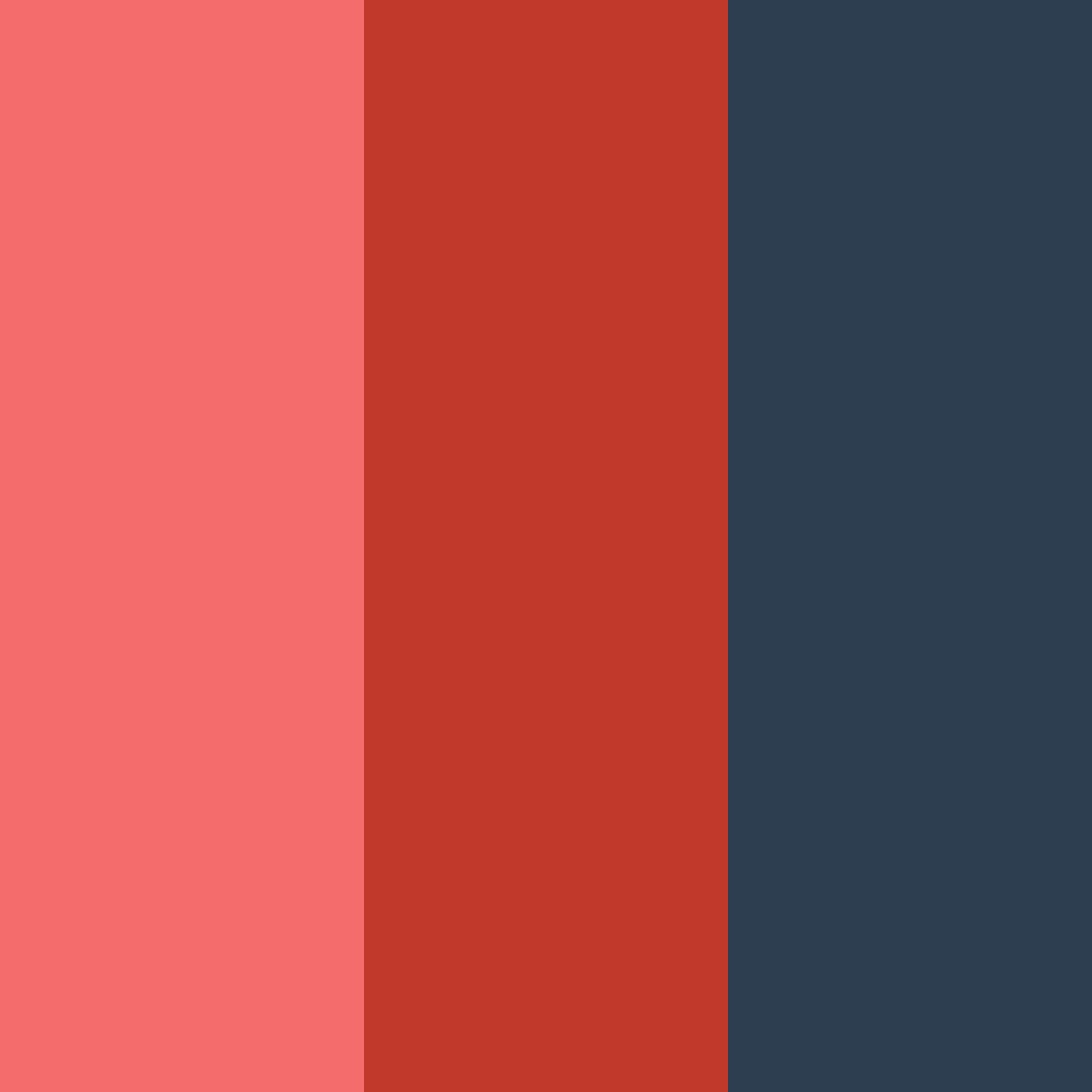 Download cinnabar red elegance color palette PNG image (square)