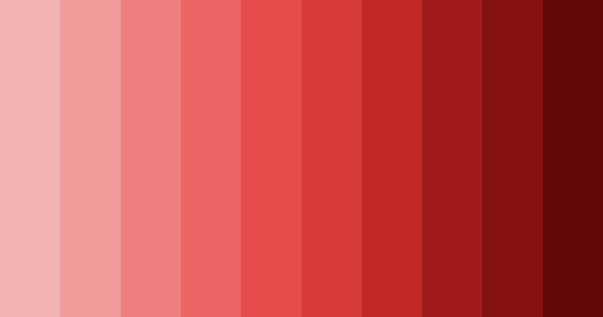 Download bright red color palette PNG image (landscape)