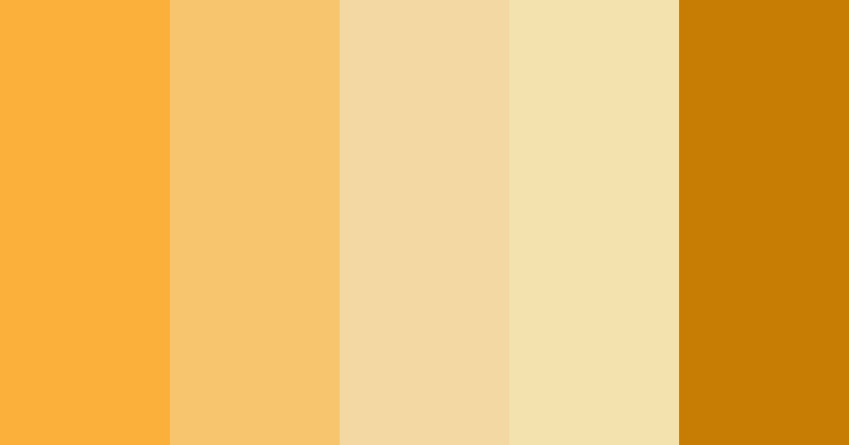 Download golden sunrise serenade color palette PNG image (landscape)