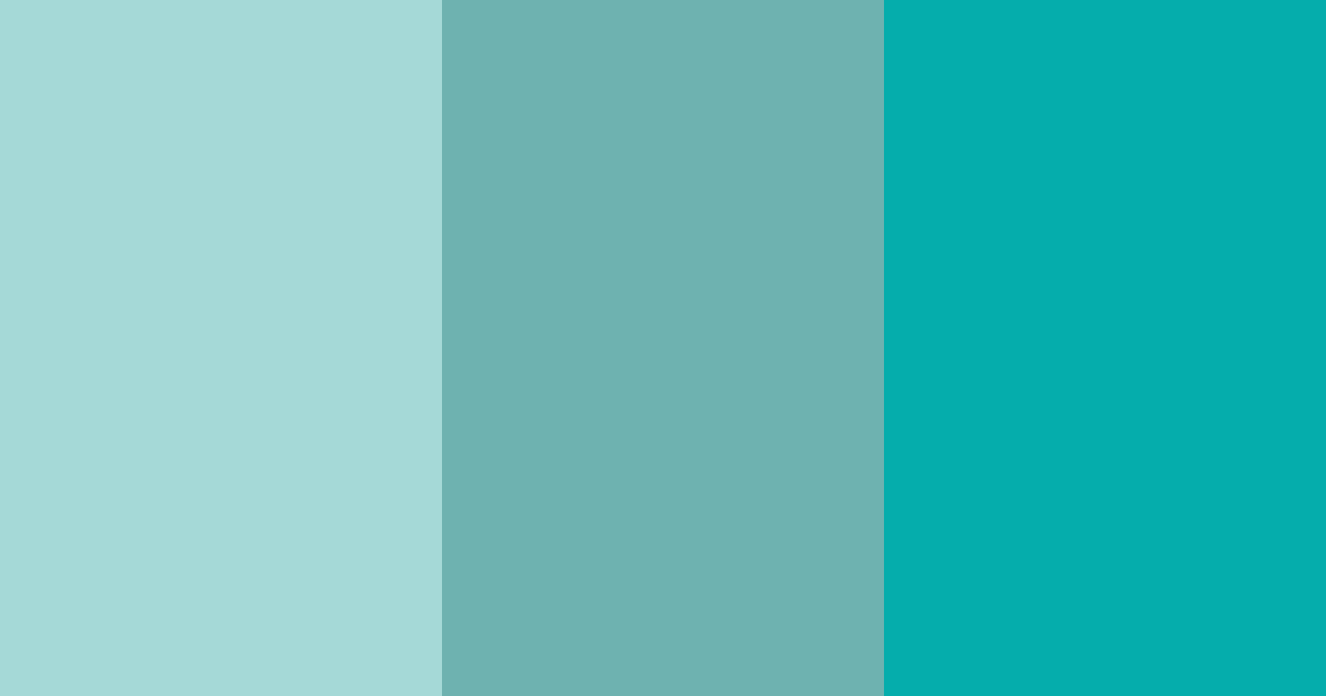 Download turquoise tranquility color palette PNG image (landscape)