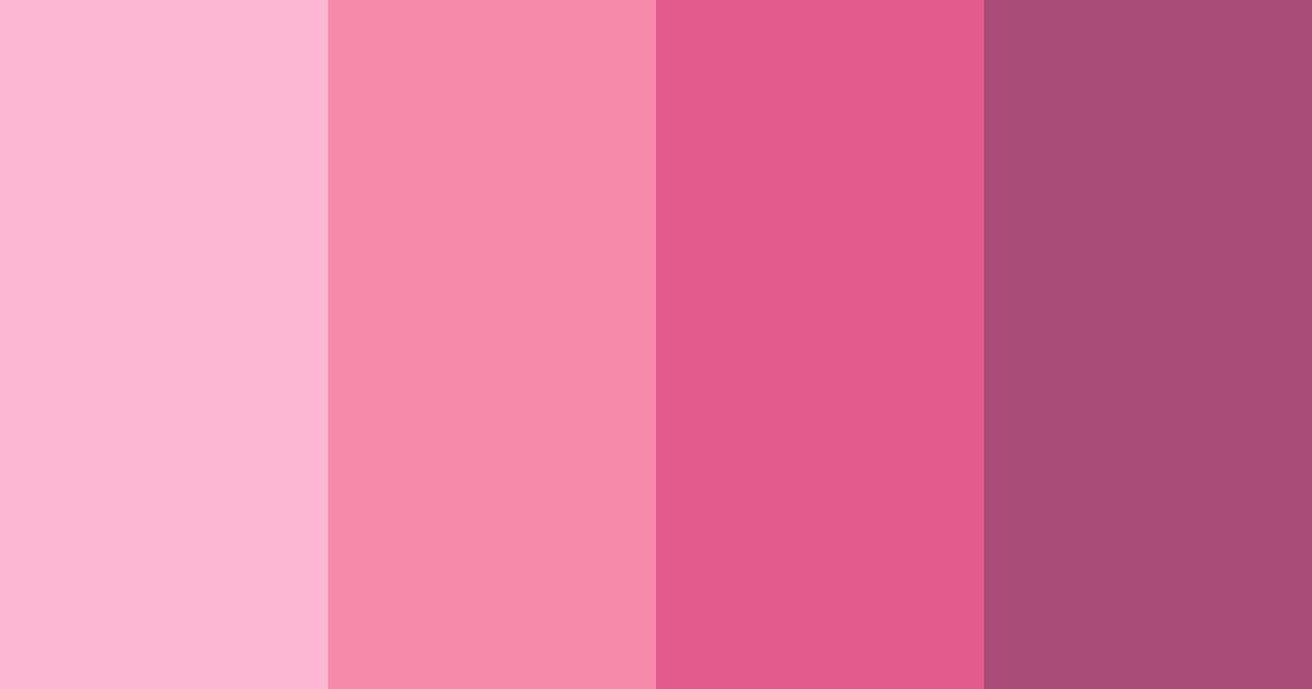 Download soft pink color palette PNG image (landscape)