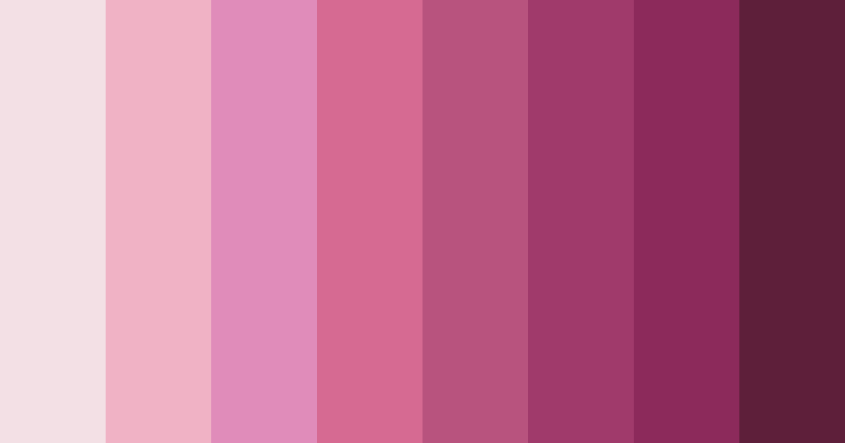 Download retro pink color palette PNG image (landscape)