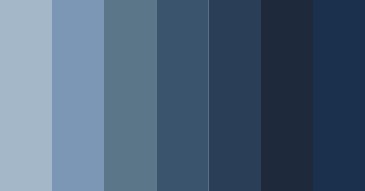 Download midnight harbor color palette PNG image (landscape)