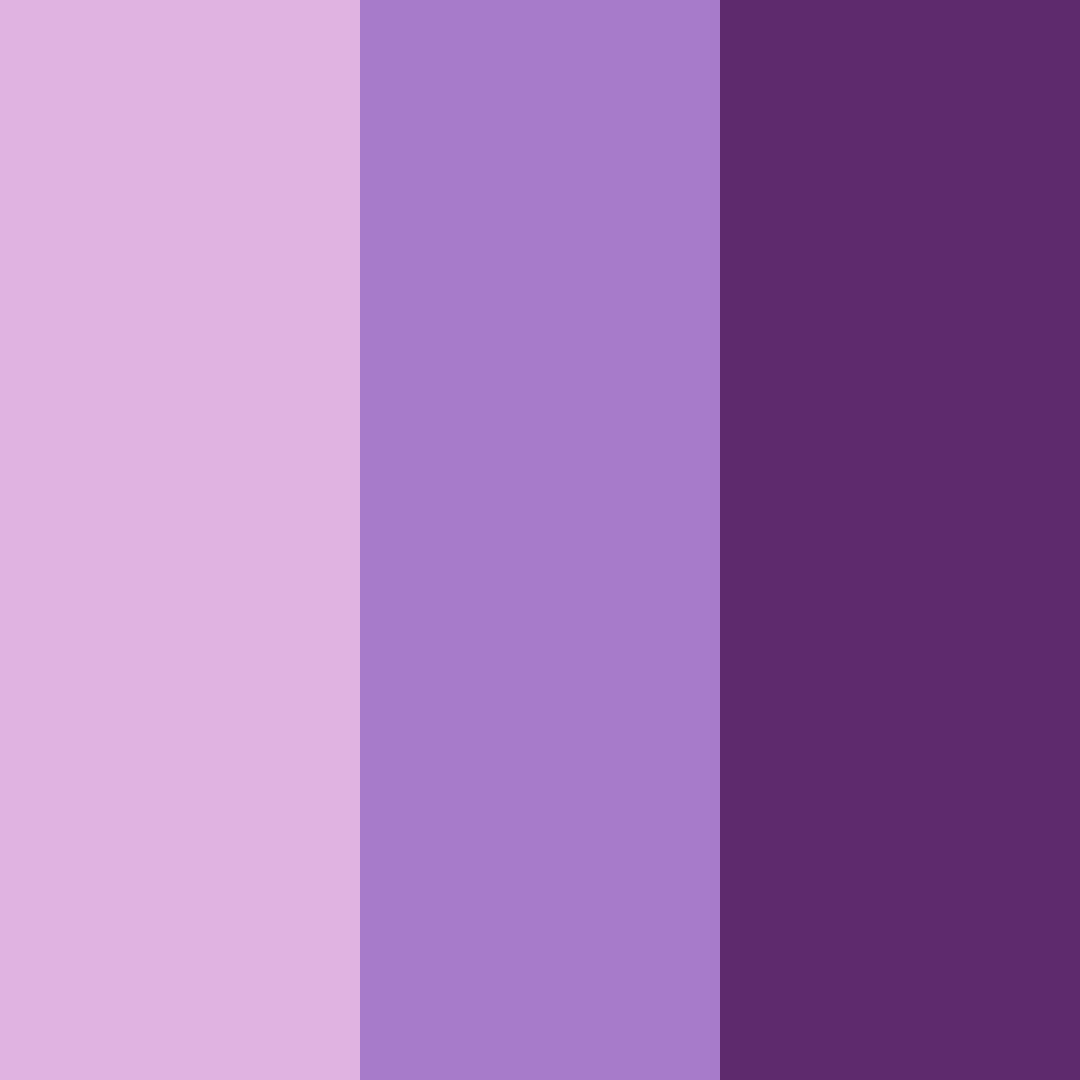 Download violet reverie color palette PNG image (square)