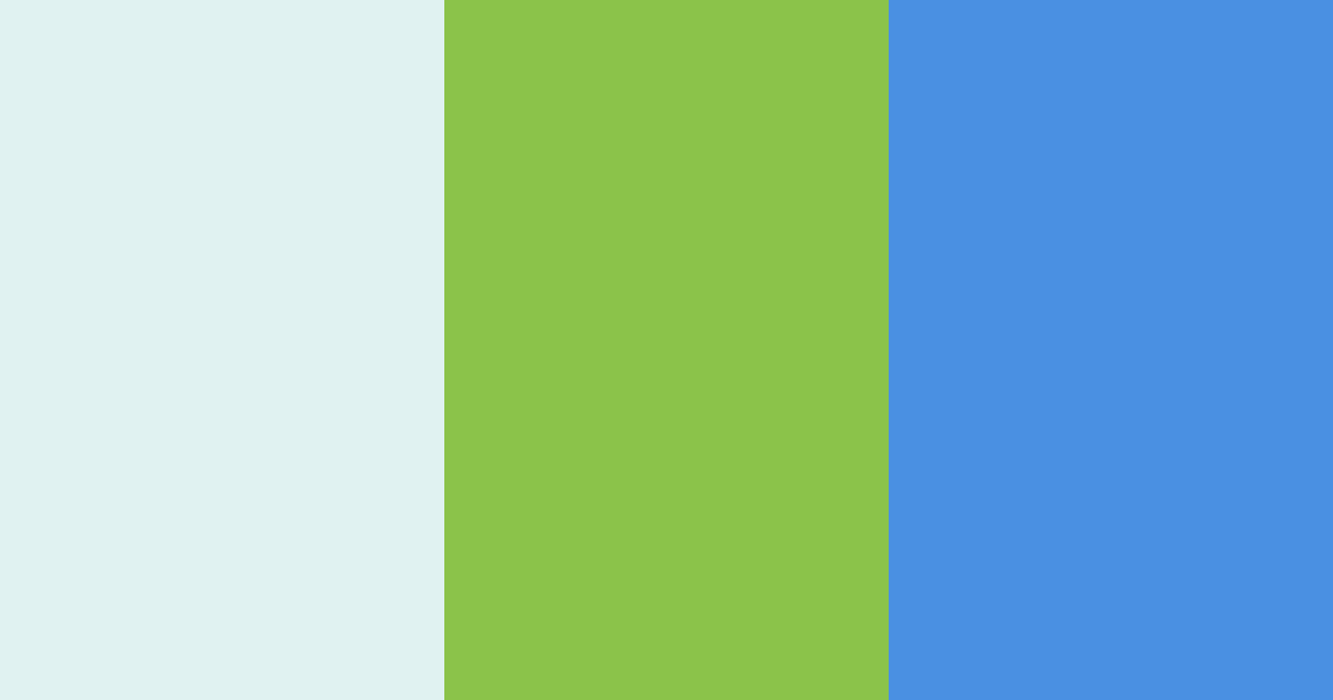 Download emerald blue color palette PNG image (landscape)