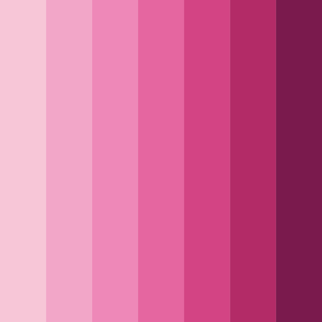 Download pink pastel color palette PNG image (square)