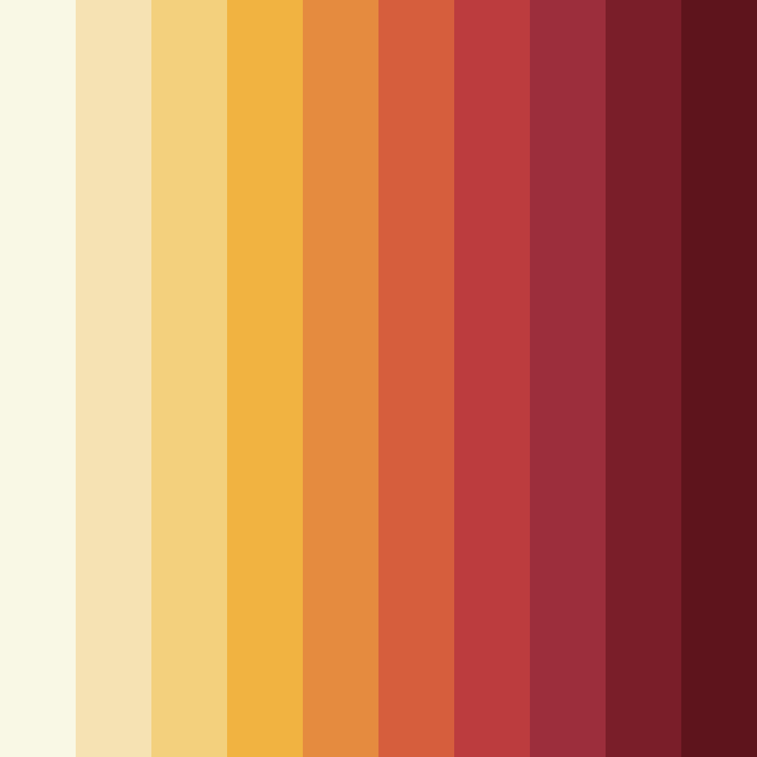 Download warm reds color palette PNG image (square)