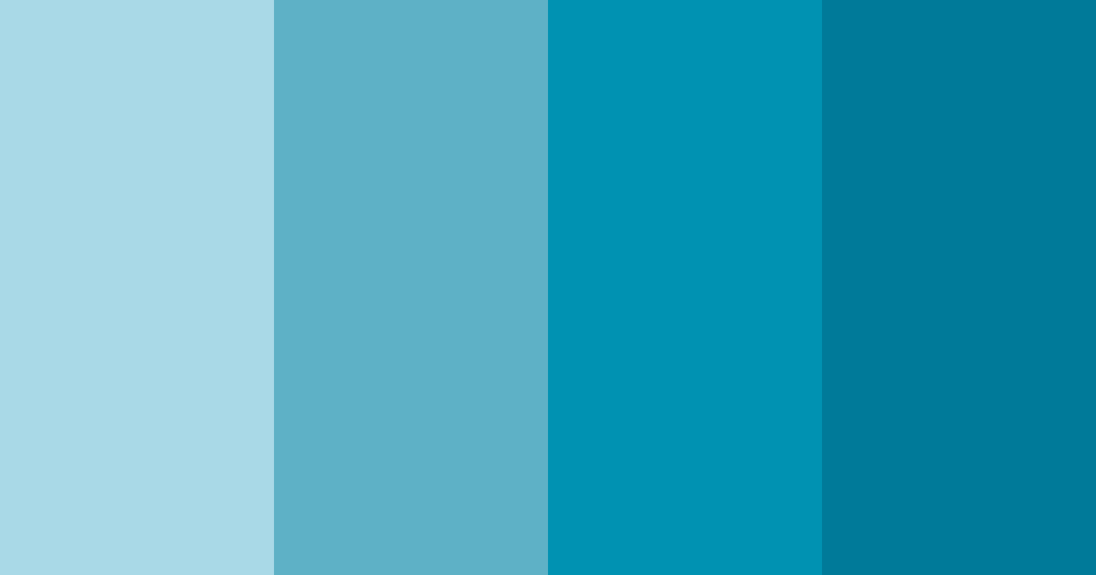 Download aqua serenade color palette PNG image (landscape)